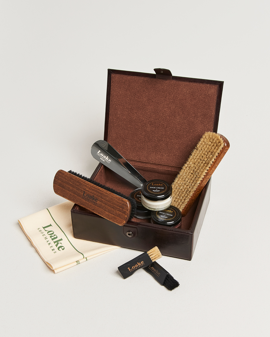 Herr | Skovård | Loake Shoemakers | Saphir Small Leather Valet Box