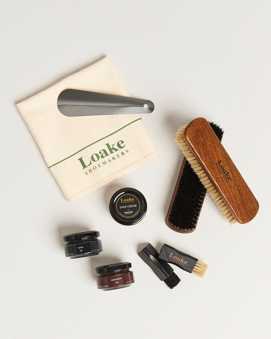 Herr | Skovård | Loake Shoemakers | Saphir Small Leather Valet Box