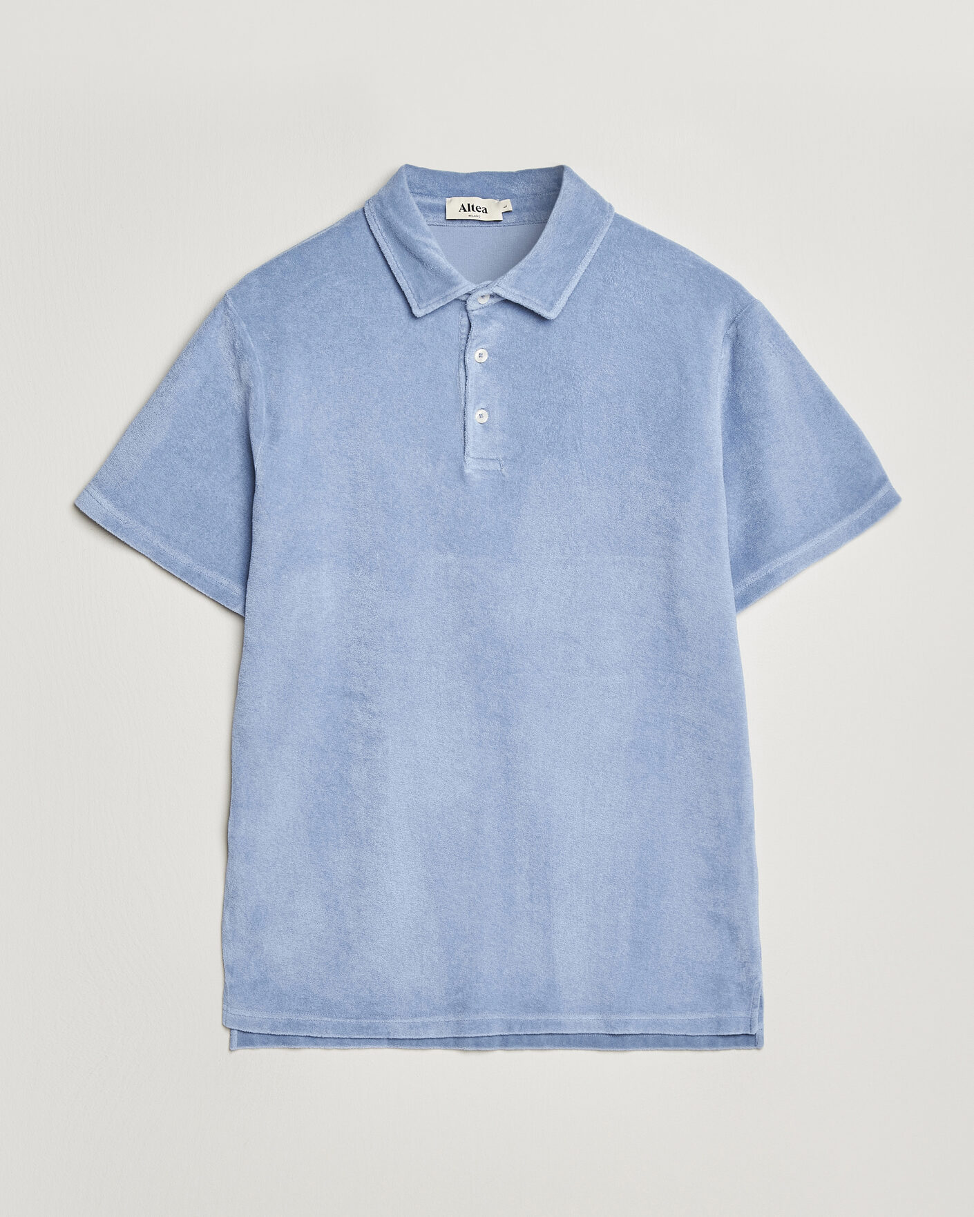 Herr | Pikéer | Altea | Terry Cotton Polo Light Blue