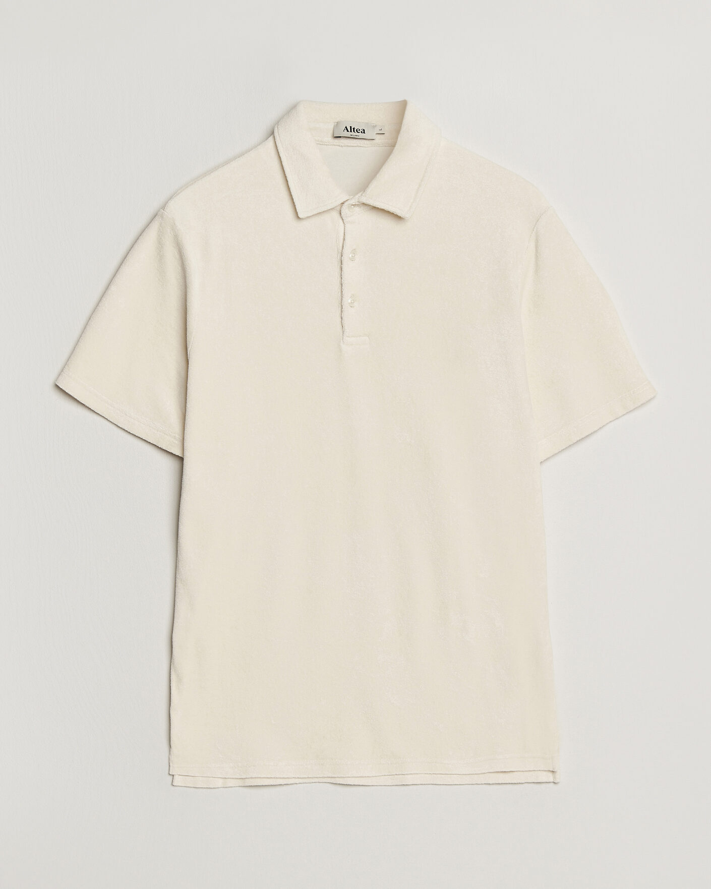 Herr | Pikéer | Altea | Terry Cotton Polo Off White