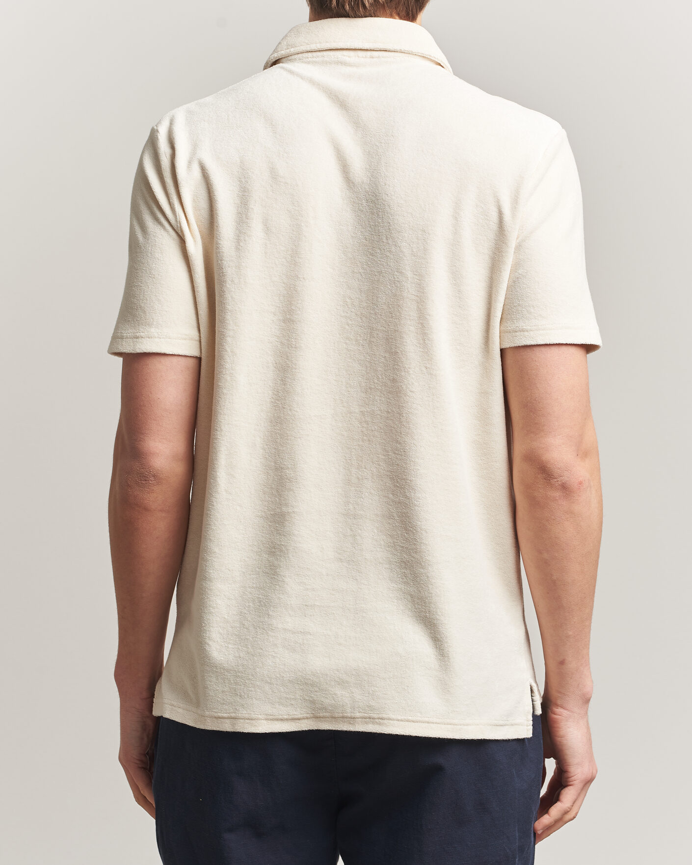 Herr | Pikéer | Altea | Terry Cotton Polo Off White