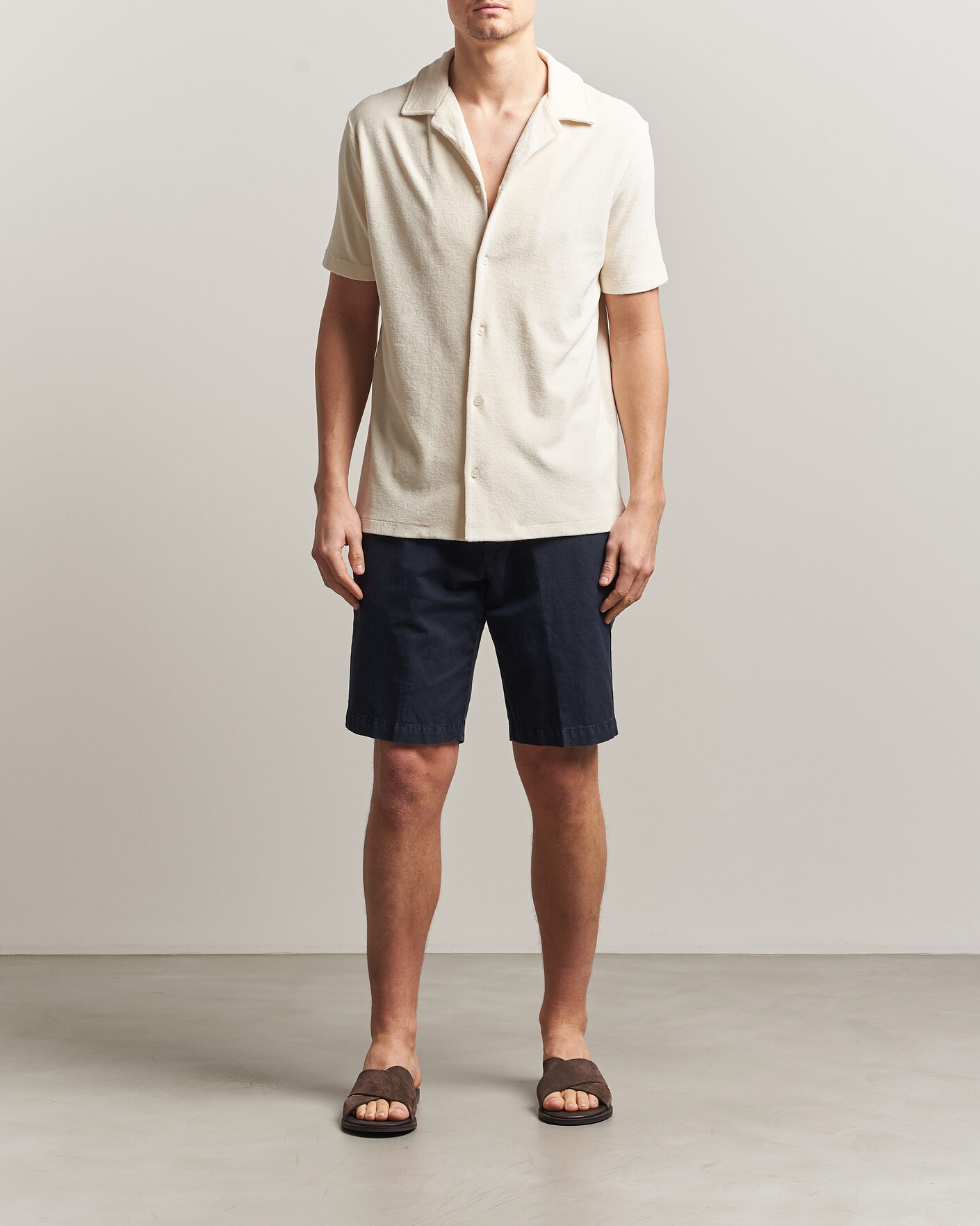 Herr | Skjortor | Altea | Terry Bowling Shirt Off White