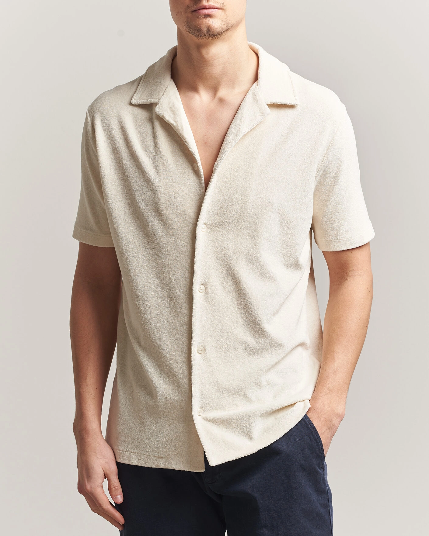 Herr | Skjortor | Altea | Terry Bowling Shirt Off White