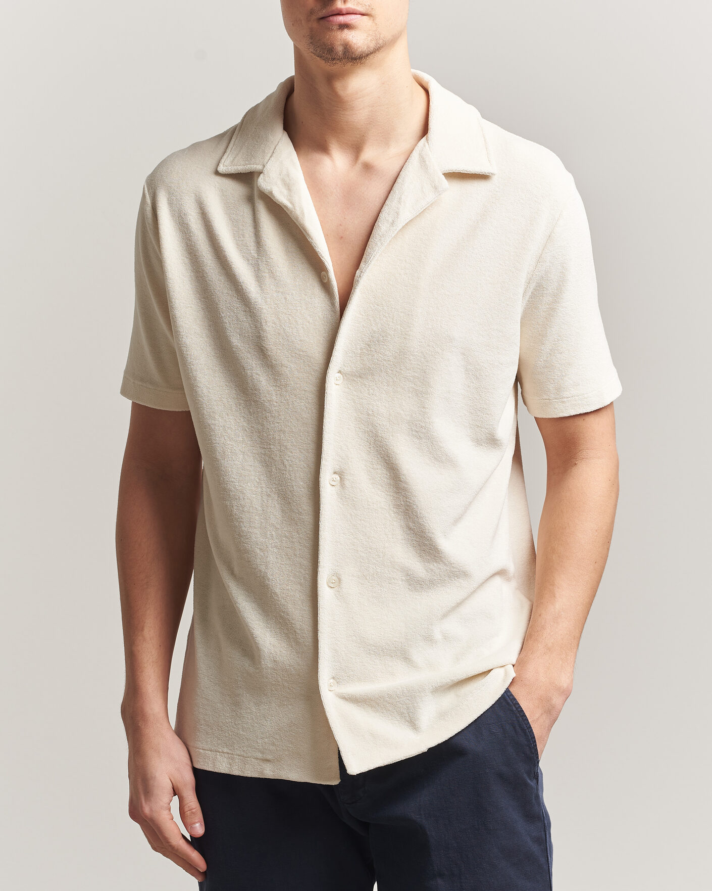 Herr | Skjortor | Altea | Terry Bowling Shirt Off White