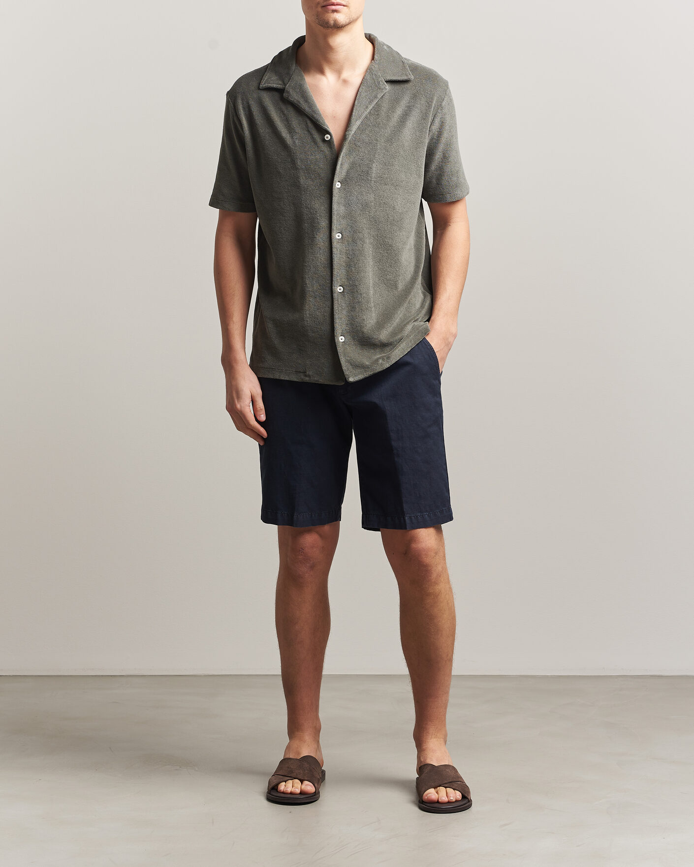 Herr | Skjortor | Altea | Terry Bowling Shirt Olive