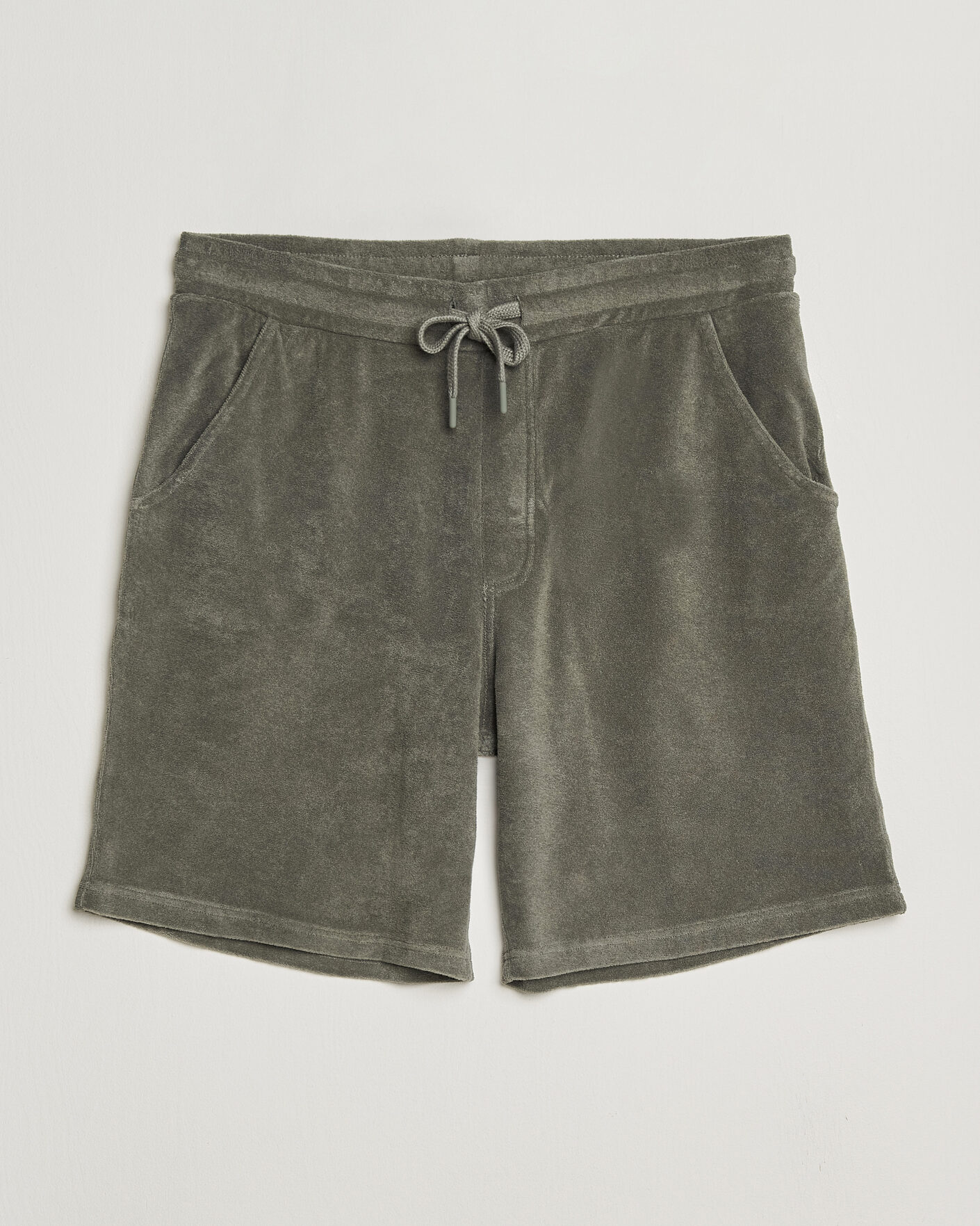 Herr | Shorts | Altea | Terry Drawstring Shorts Olive