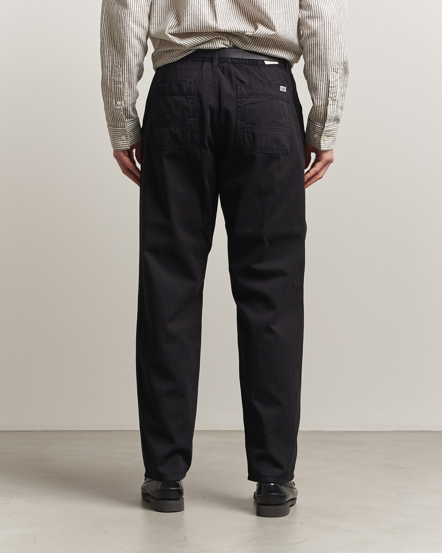 Herr | Byxor | Forét | Clay Light Pants Black