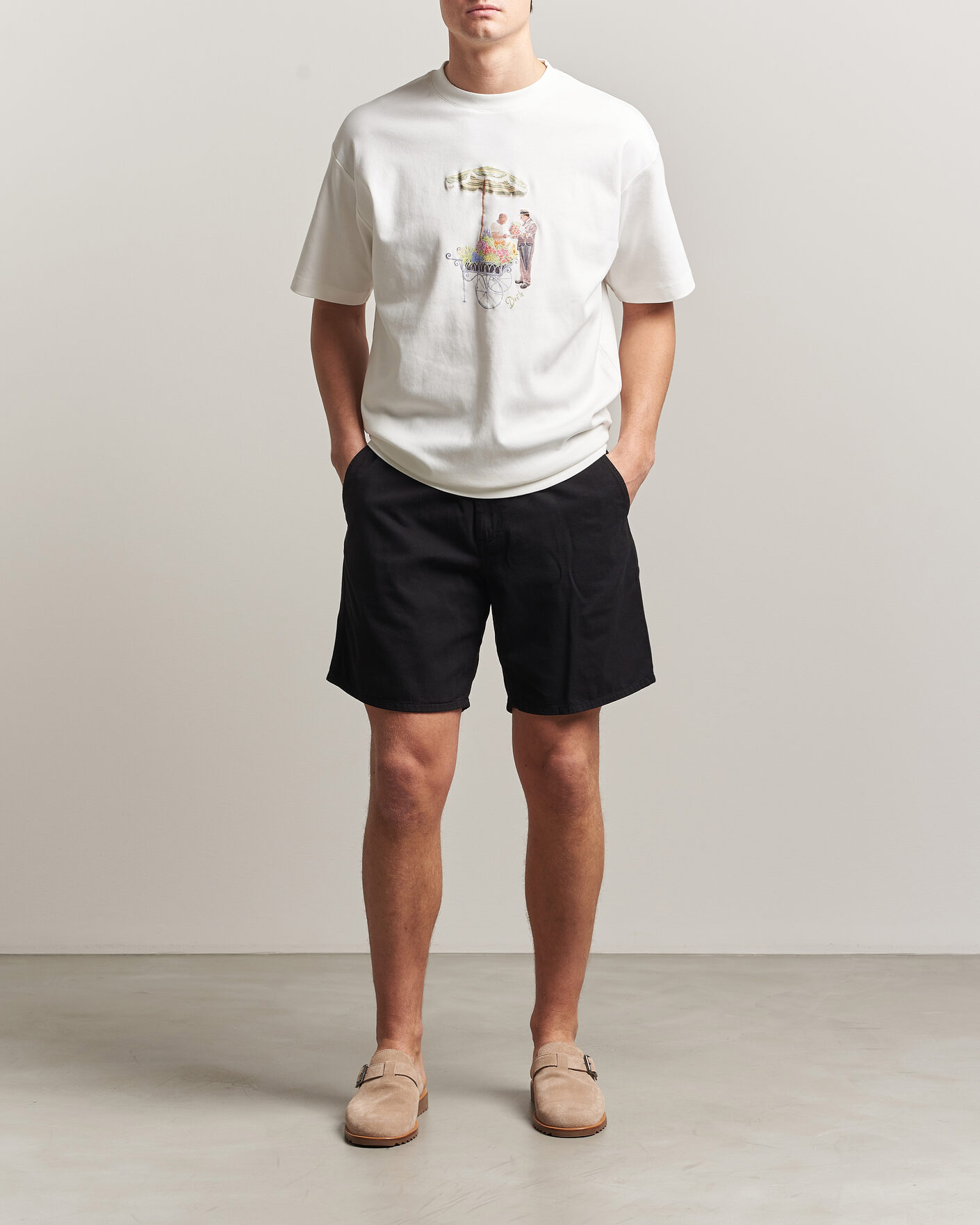 Herr | Shorts | Forét | Clay Light Shorts Black