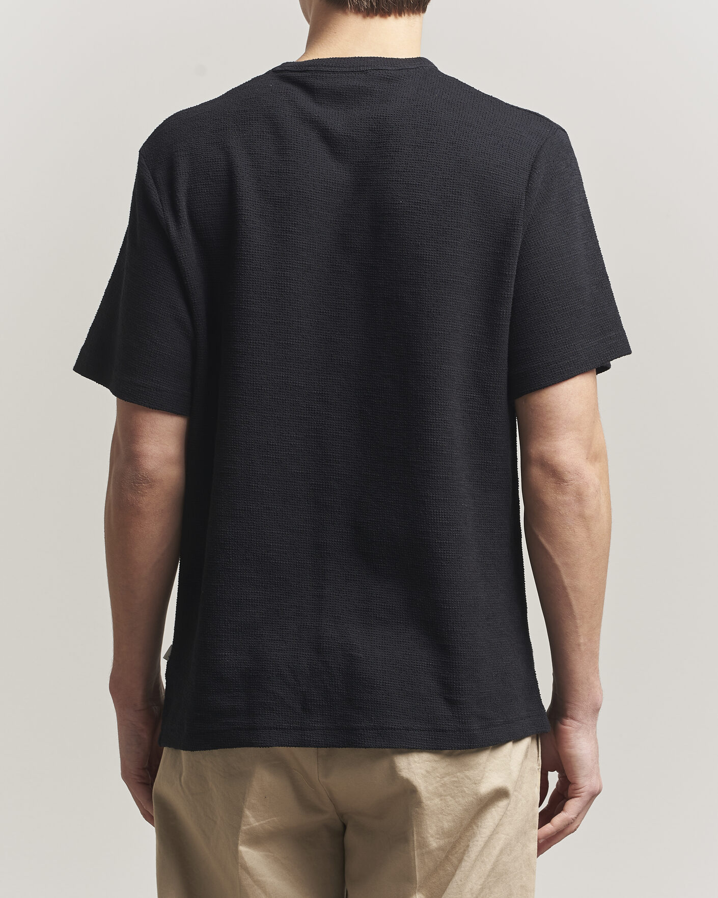 Herr | T-Shirts | Forét | Fir Structured T-Shirt Black