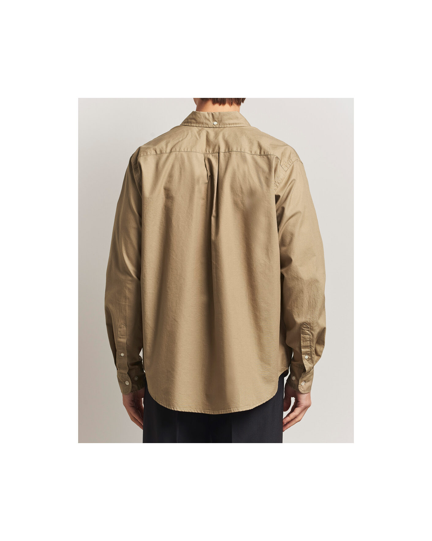 Herr | Skjortor | Forét | Flag Regular Fit Oxford Shirt Khaki