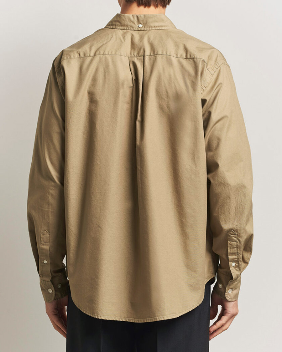 Herr | Skjortor | Forét | Flag Regular Fit Oxford Shirt Khaki