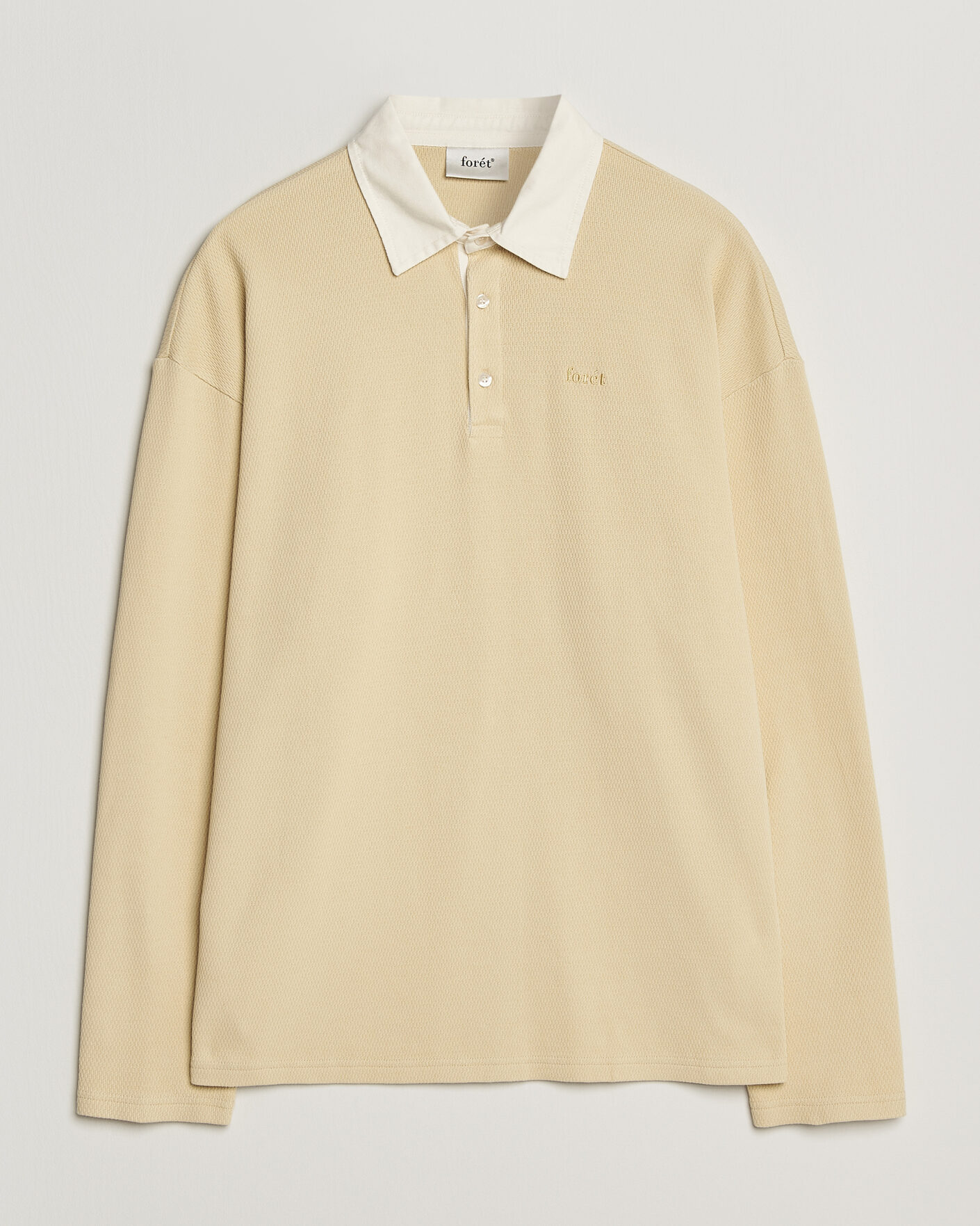 Herr | Tröjor | Forét | Match Rugby Structured Sweatshirt Vintage Yellow