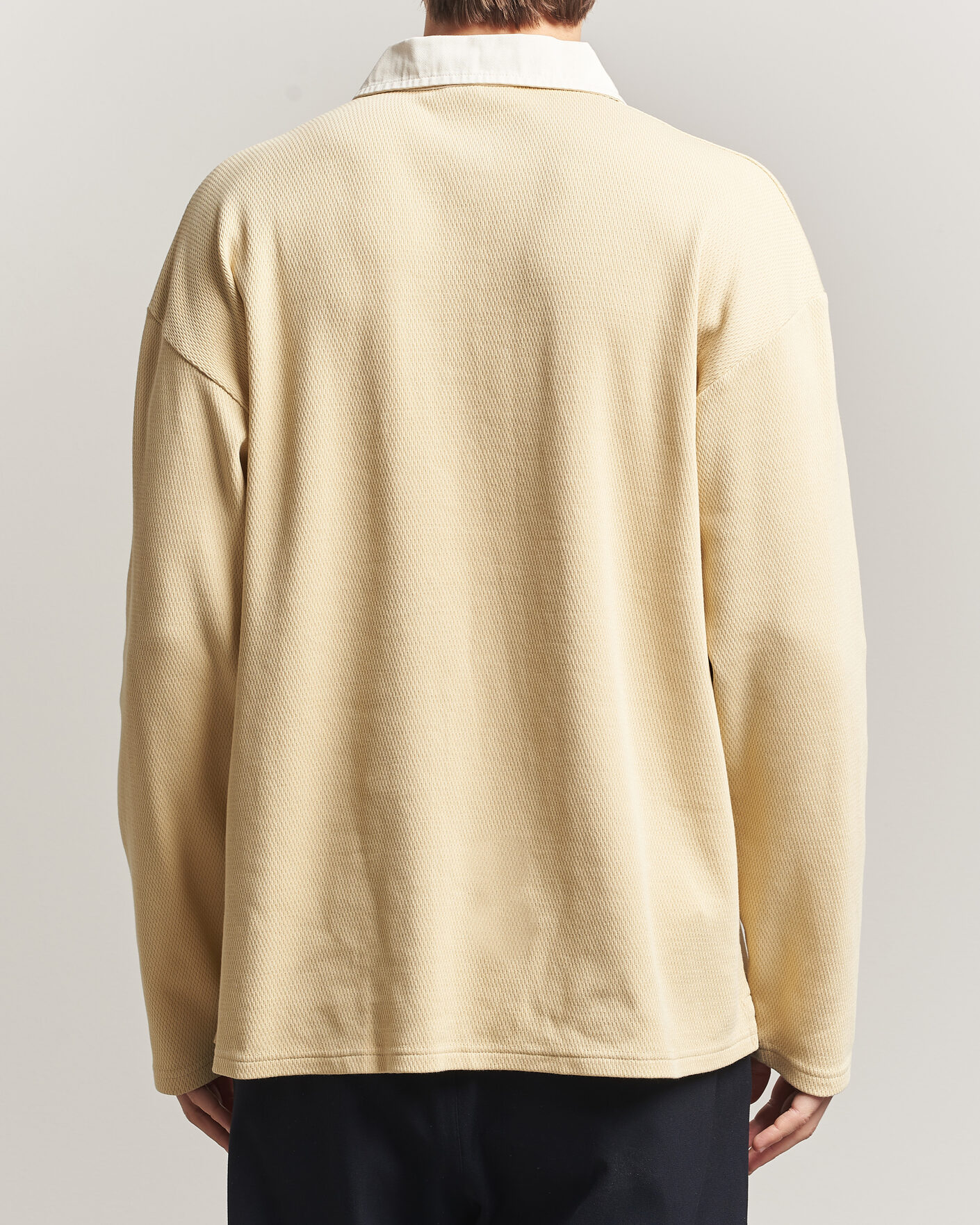 Herr | Tröjor | Forét | Match Rugby Structured Sweatshirt Vintage Yellow