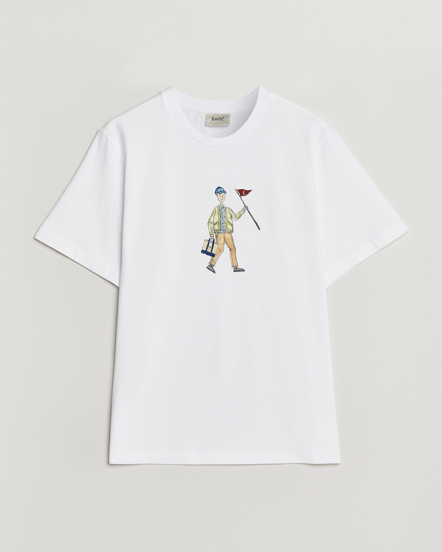 Herr | T-Shirts | Forét | Patrol T-Shirt White