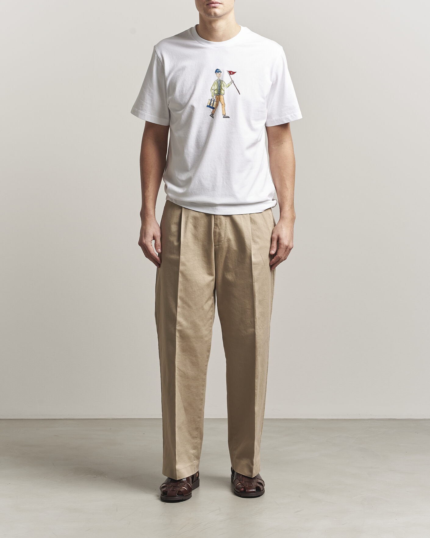 Herr | T-Shirts | Forét | Patrol T-Shirt White