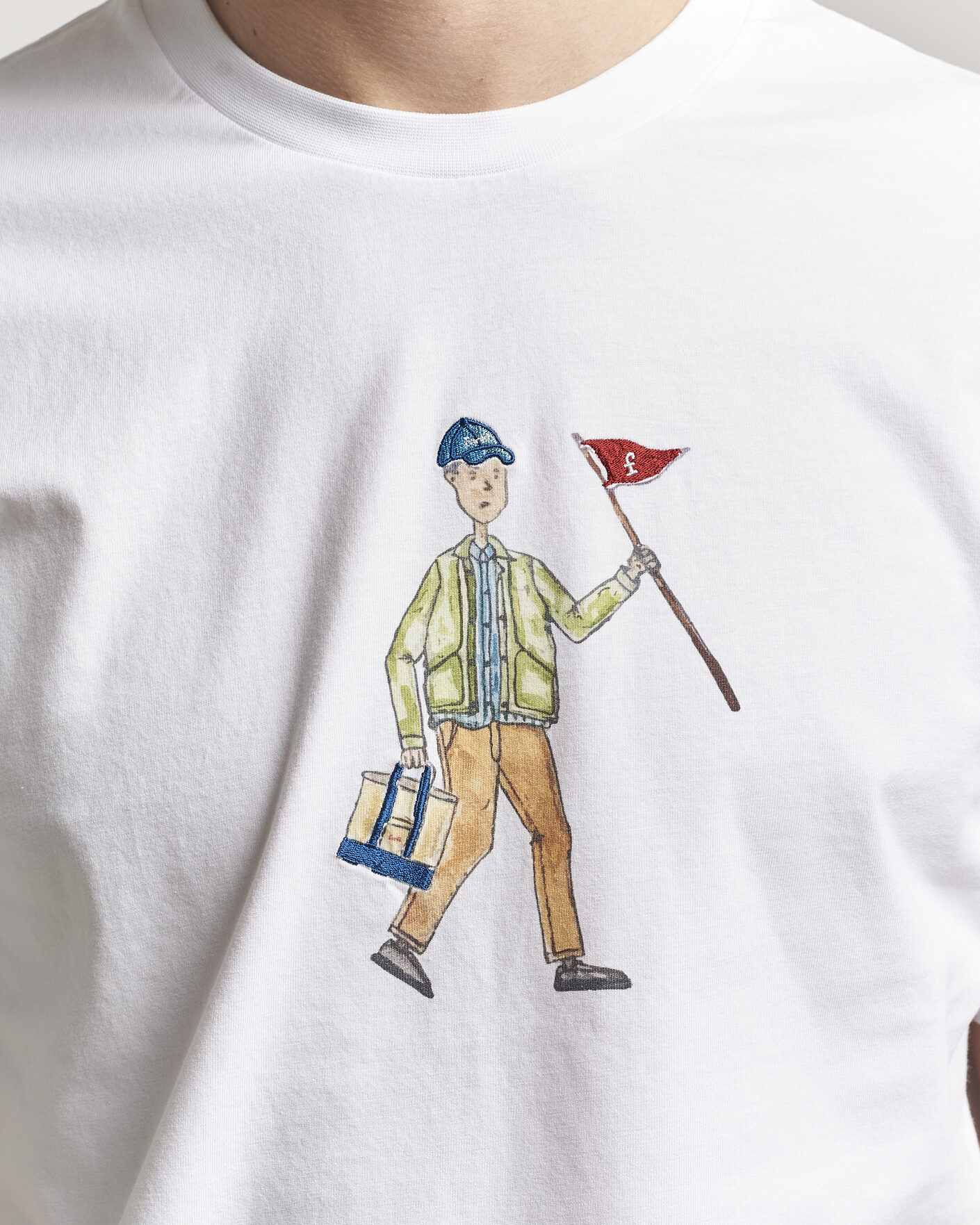 Herr | T-Shirts | Forét | Patrol T-Shirt White