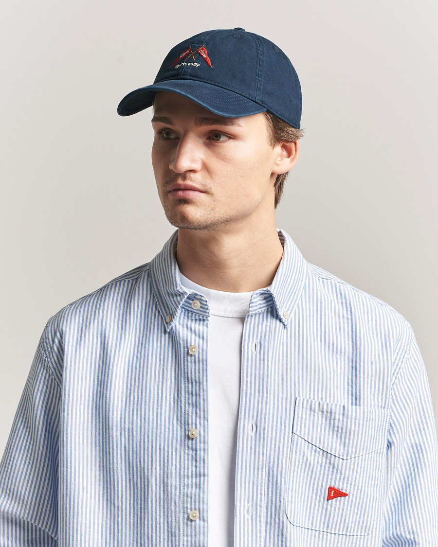Herr | Hattar & kepsar | Forét | Pennant Washed Cap Navy