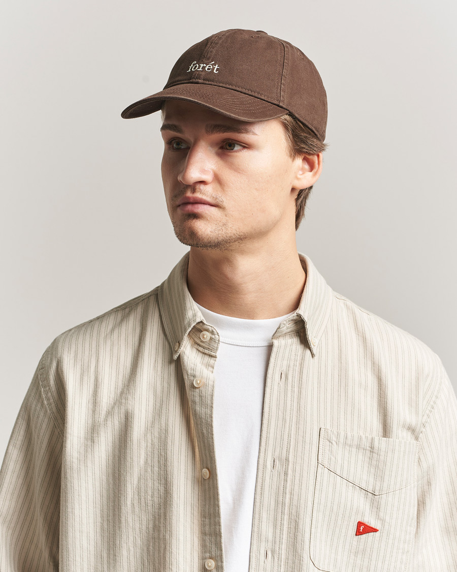 Herr | Hattar & kepsar | Forét | Hawk Washed Cap Brown