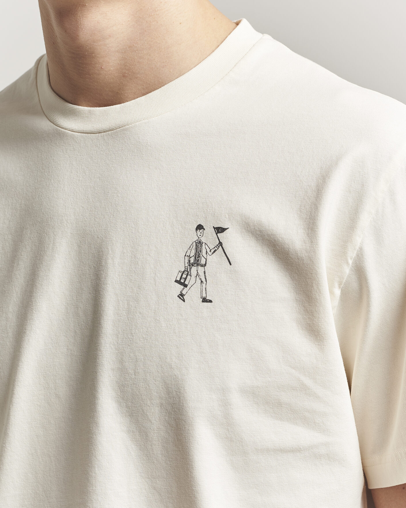 Herr | T-Shirts | Forét | Walker T-Shirt Cloud