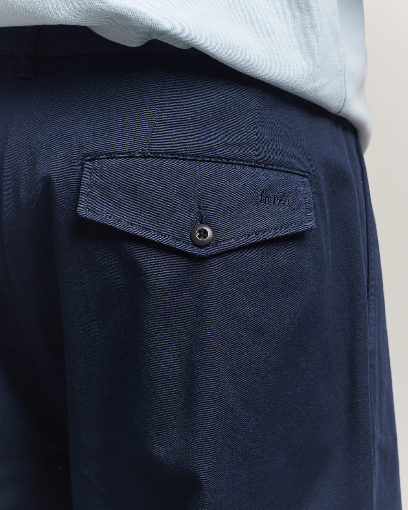Herr | Byxor | Forét | Writer Relaxed Fit Pants Navy