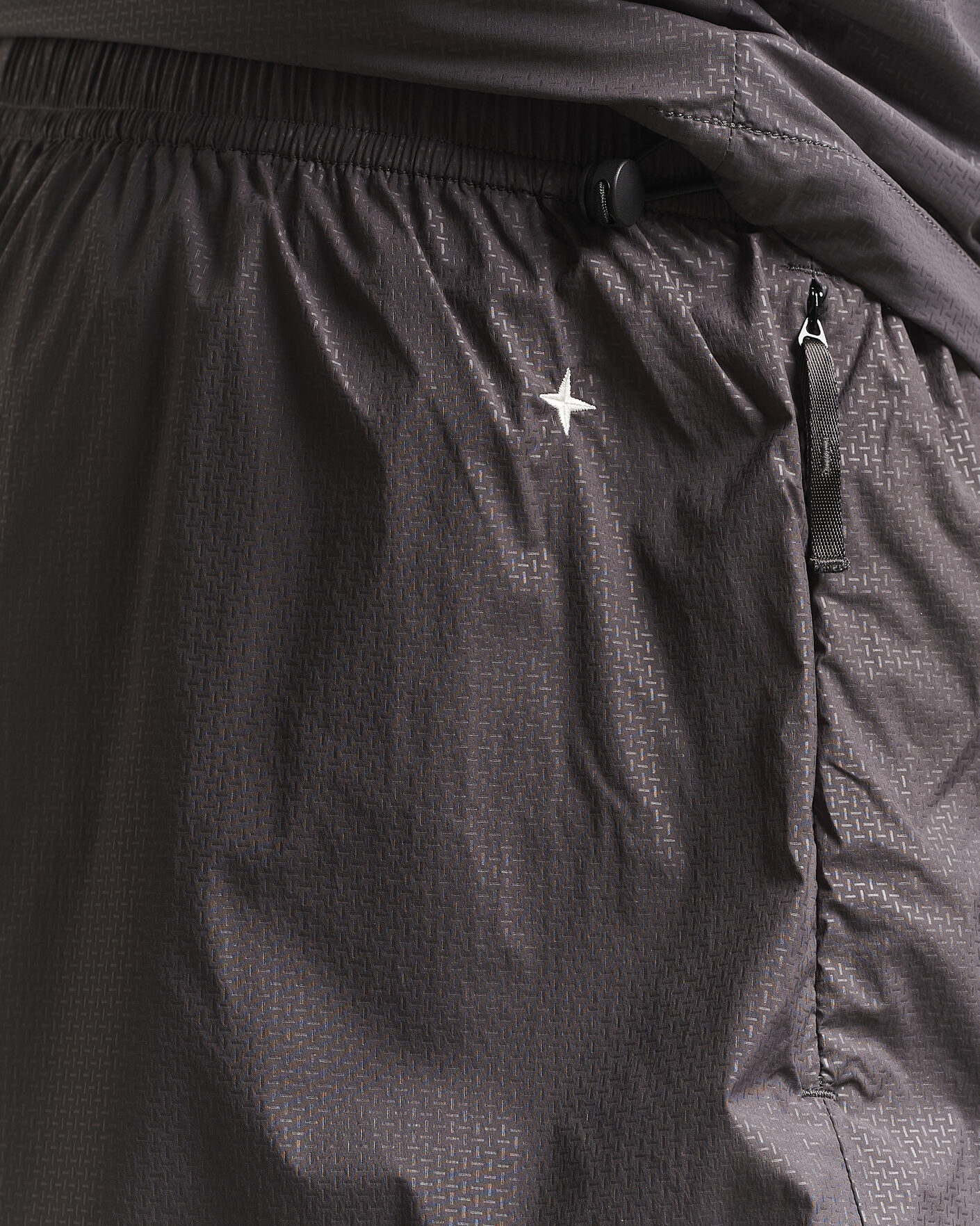Herr | Shorts | Stone Island | Stellina Nylon Stretch Shorts Charcoal