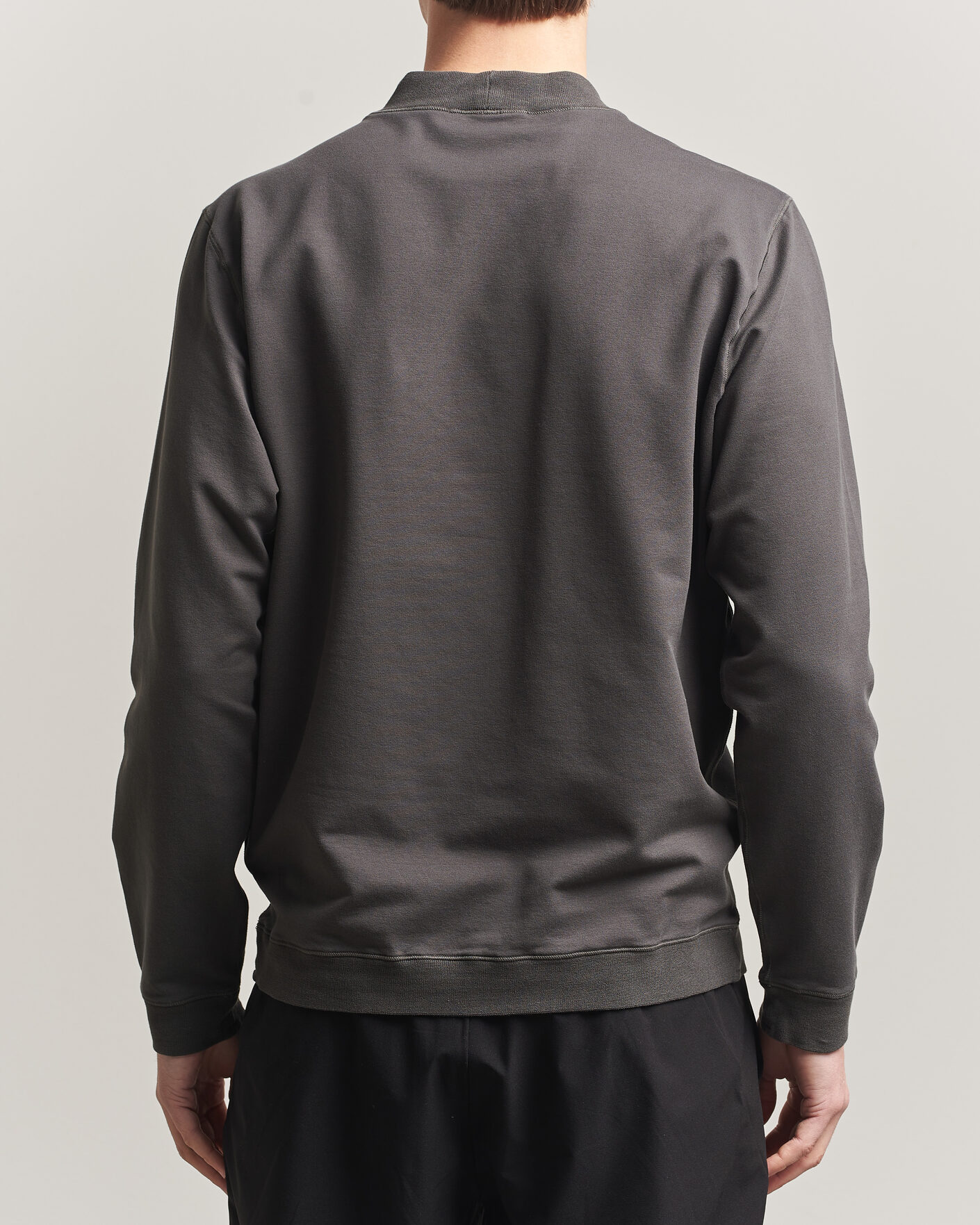 Herr | Tröjor | Stone Island | Stellina Cotton Sweatshirt Charcoal