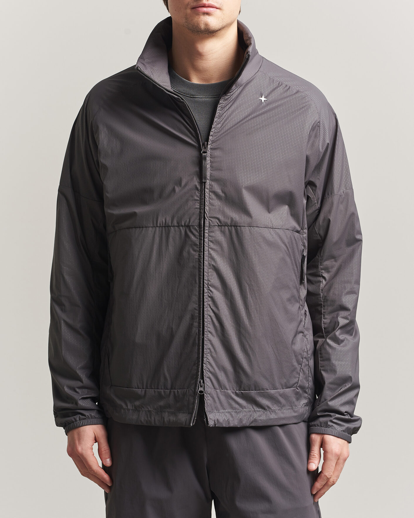 Herr | Jackor | Stone Island | Stellina Nylon Stretch Field Jacket Charcoal