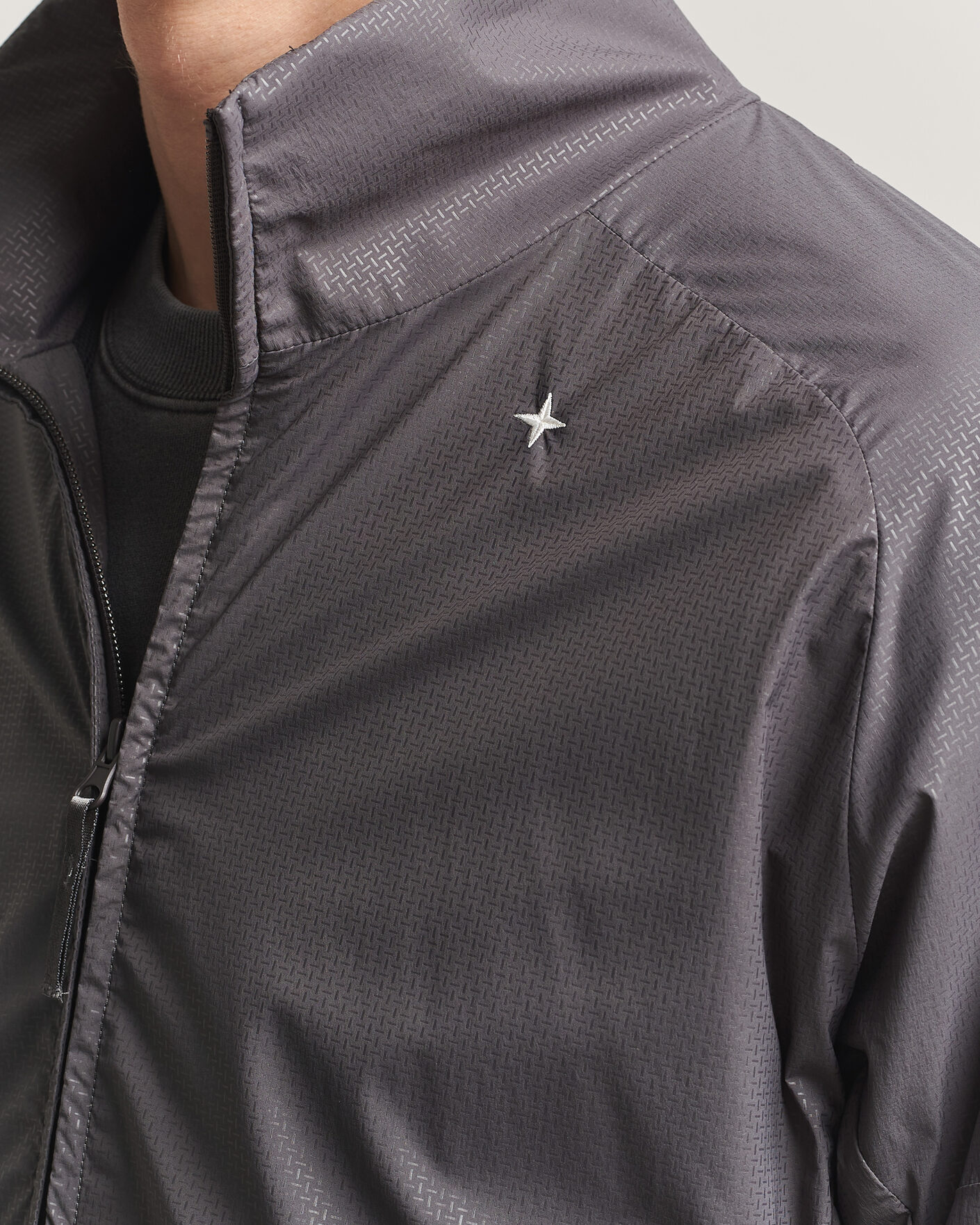 Herr | Jackor | Stone Island | Stellina Nylon Stretch Field Jacket Charcoal