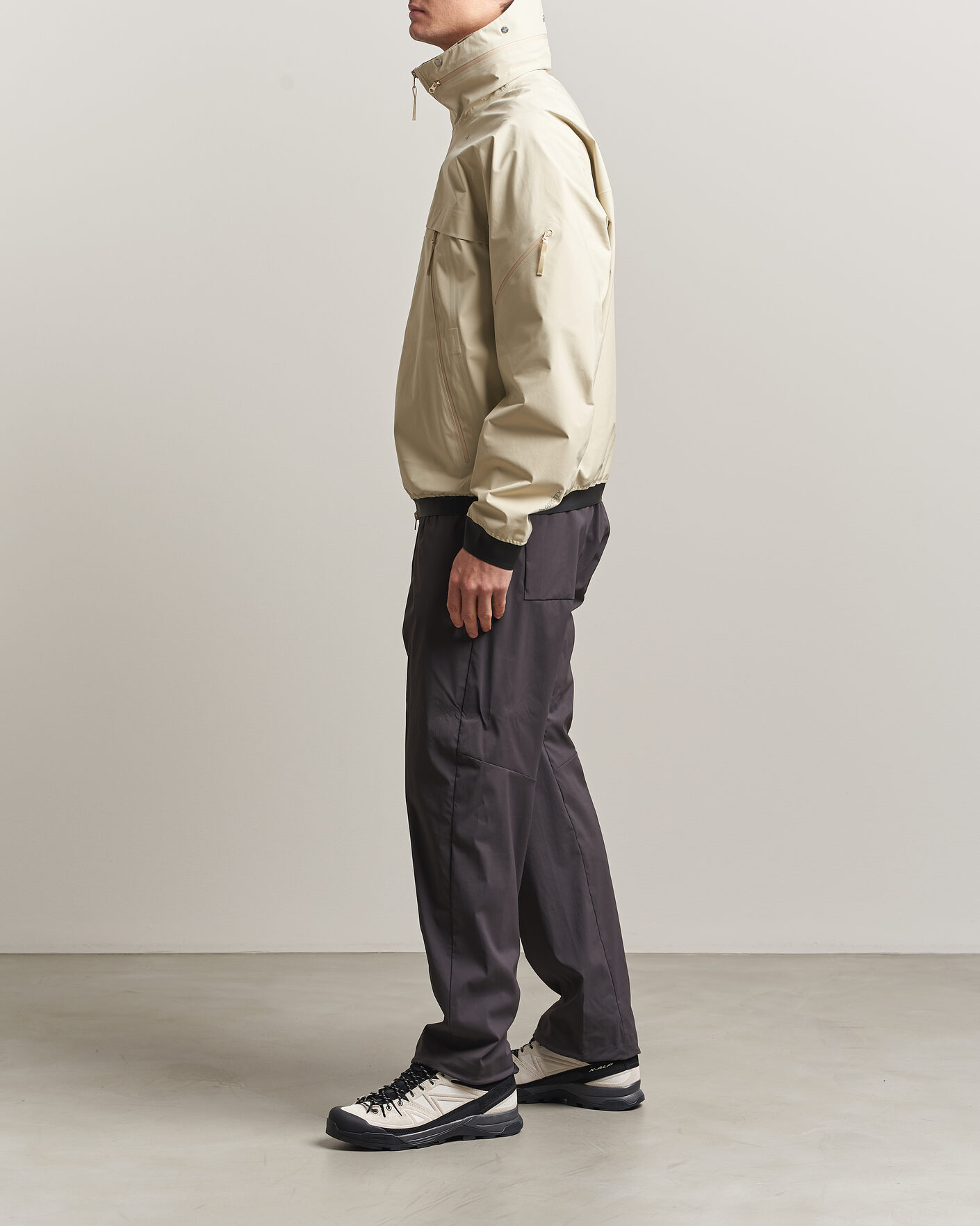 Herr | Byxor | Stone Island | Stellina Technical Nylon Stretch Trousers Charcoal