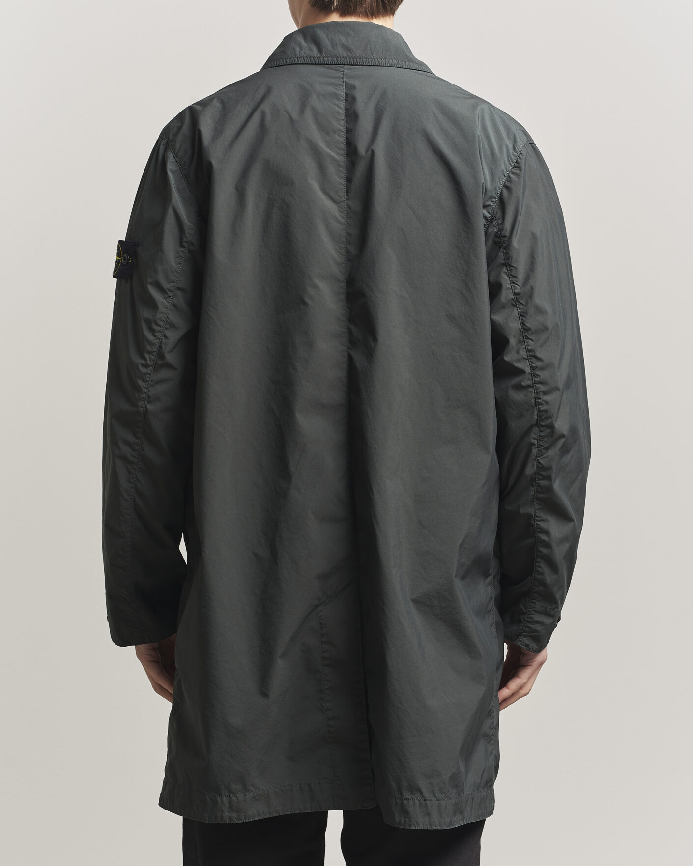 Herr | Jackor | Stone Island | Light Compact Car Coat Charcoal