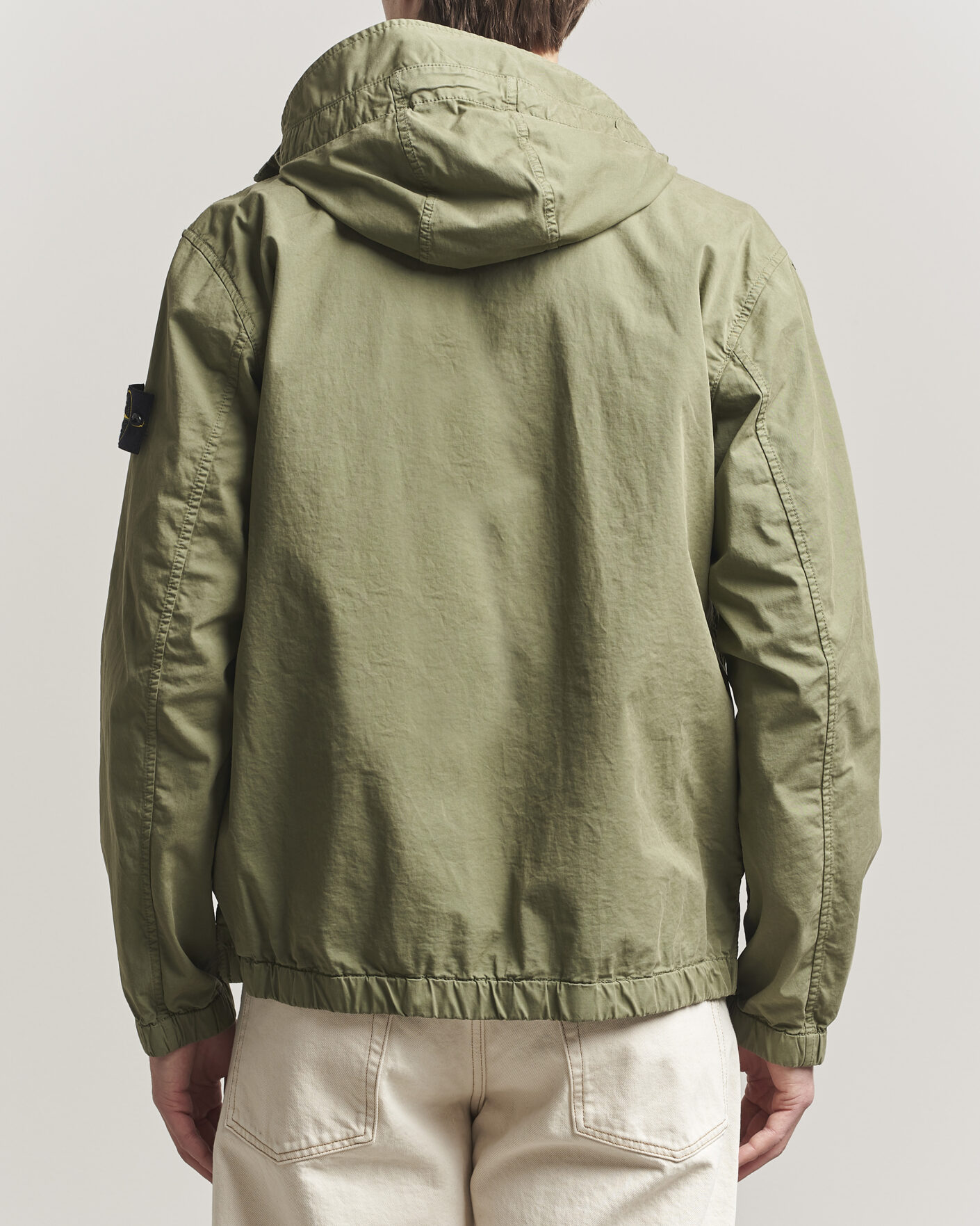 Herr | Jackor | Stone Island | Stretch Cotton Twill Hood Jacket Military Green