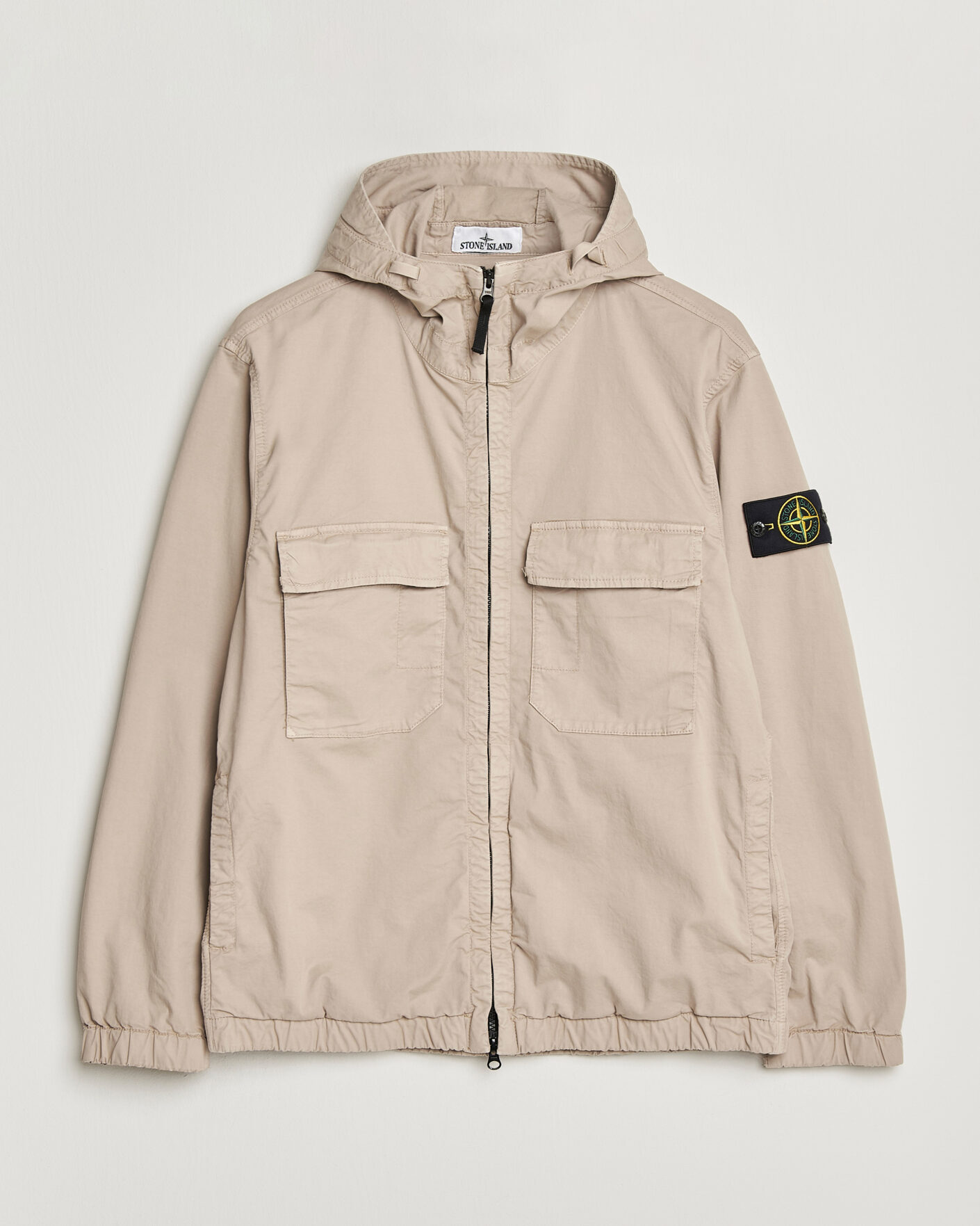 Herr | Jackor | Stone Island | Stretch Cotton Twill Hood Jacket Desert