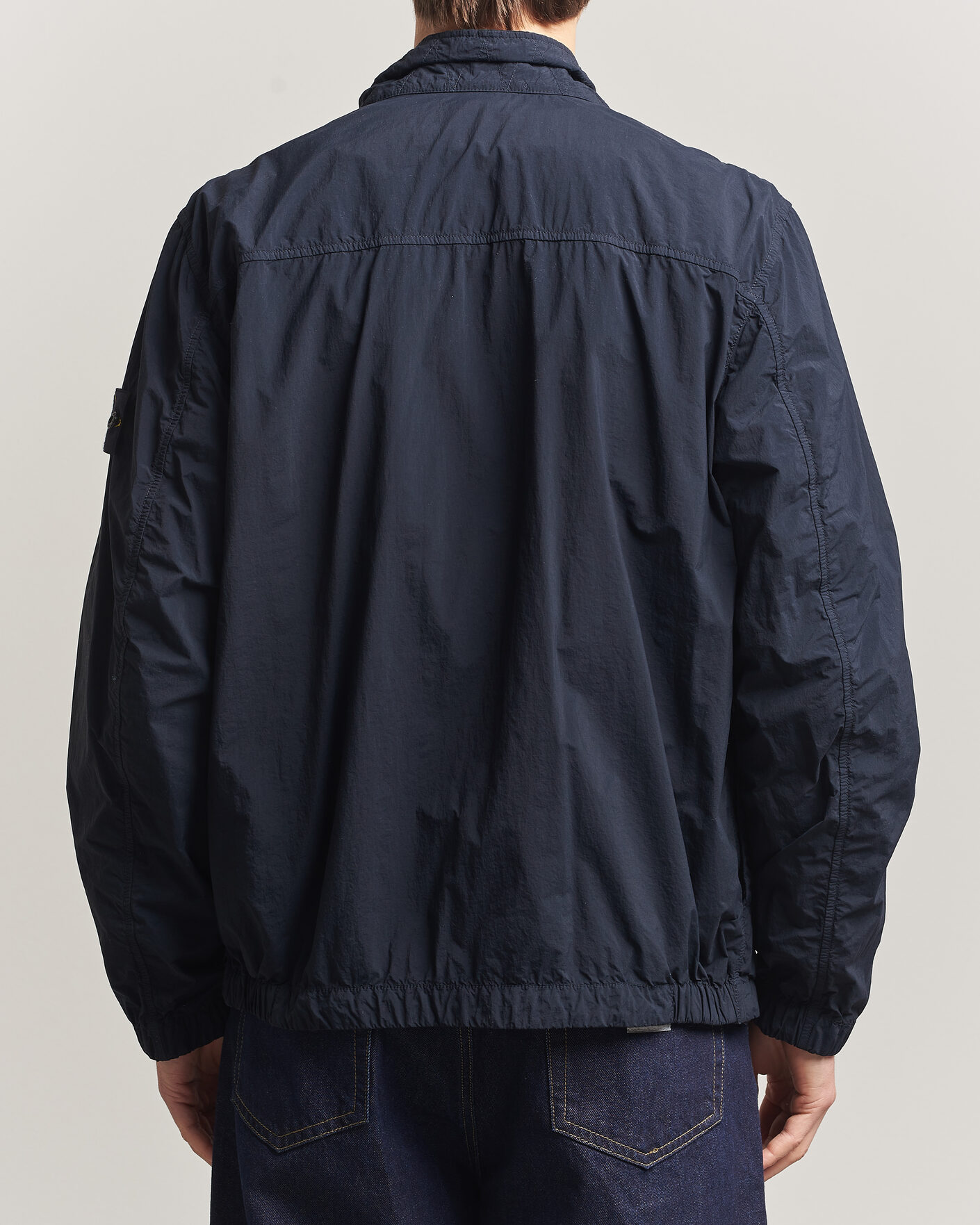 Herr | Jackor | Stone Island | Nylon Smerigliato-TC Stand Collar Jacket Navy