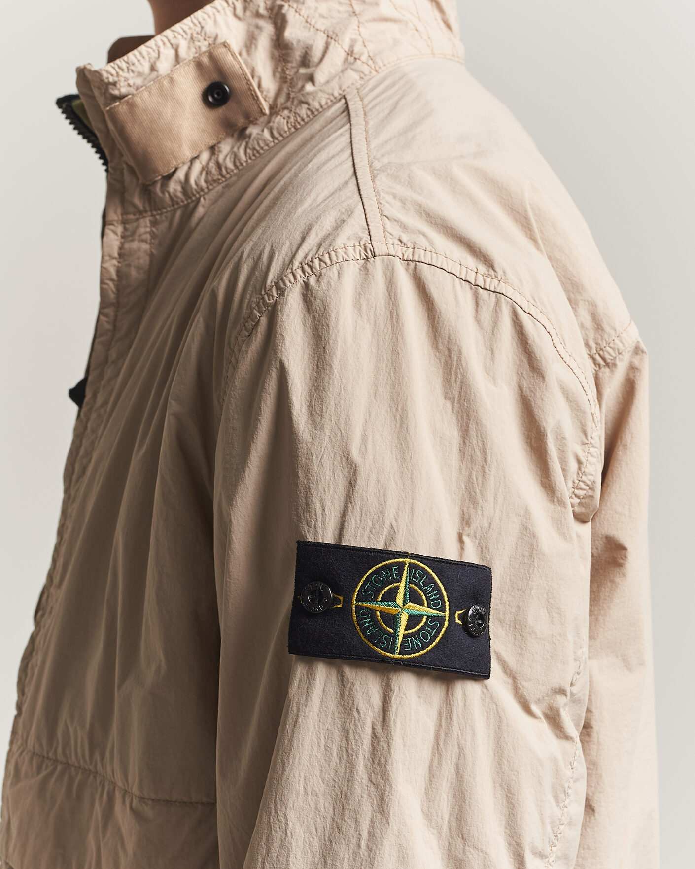 Herr | Jackor | Stone Island | Nylon Smerigliato-TC Stand Collar Jacket Desert