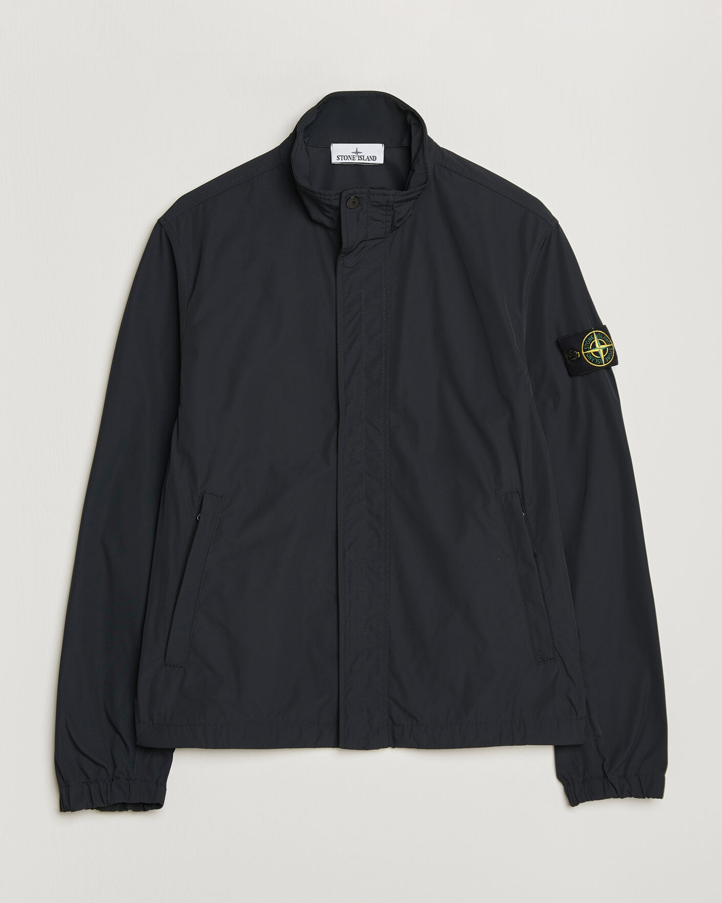 Herr | Jackor | Stone Island | Micro Twill Stand Collar Jacket Black