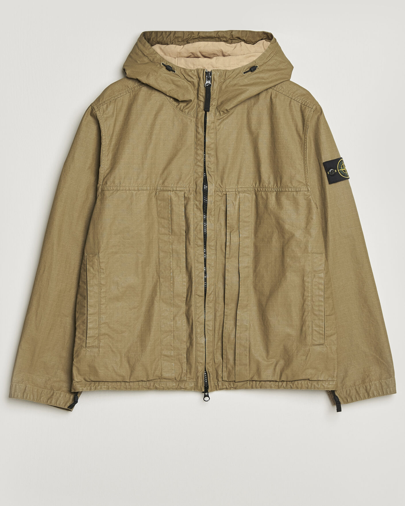 Herr | Jackor | Stone Island | Double Coated Cotton Ripstop Jacket Military Green