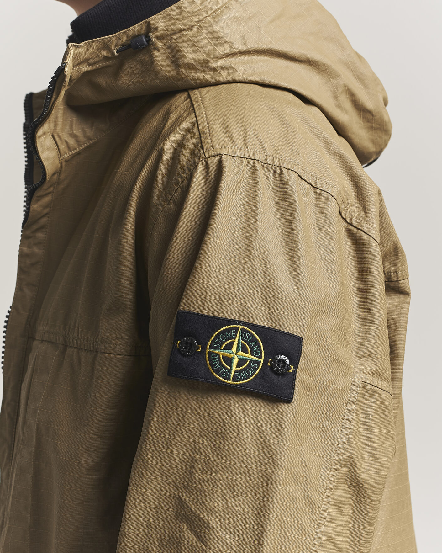 Herr | Jackor | Stone Island | Double Coated Cotton Ripstop Jacket Military Green