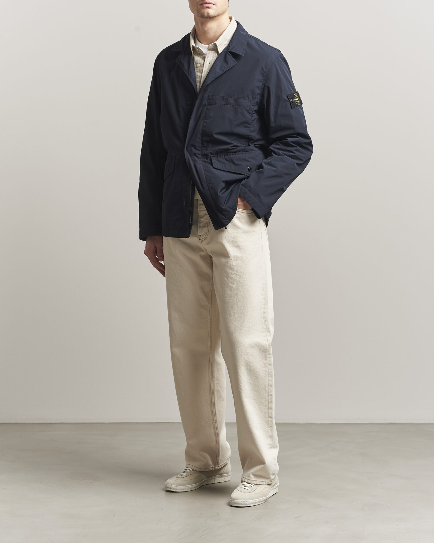 Herr | Jackor | Stone Island | Micro Twill Blazer Jacket Navy