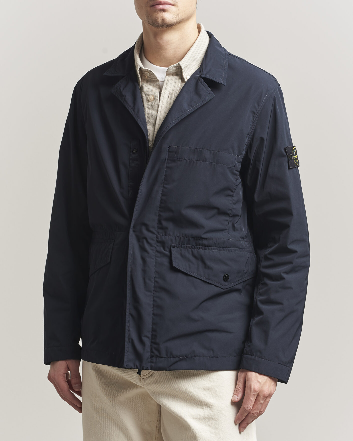 Herr | Jackor | Stone Island | Micro Twill Blazer Jacket Navy