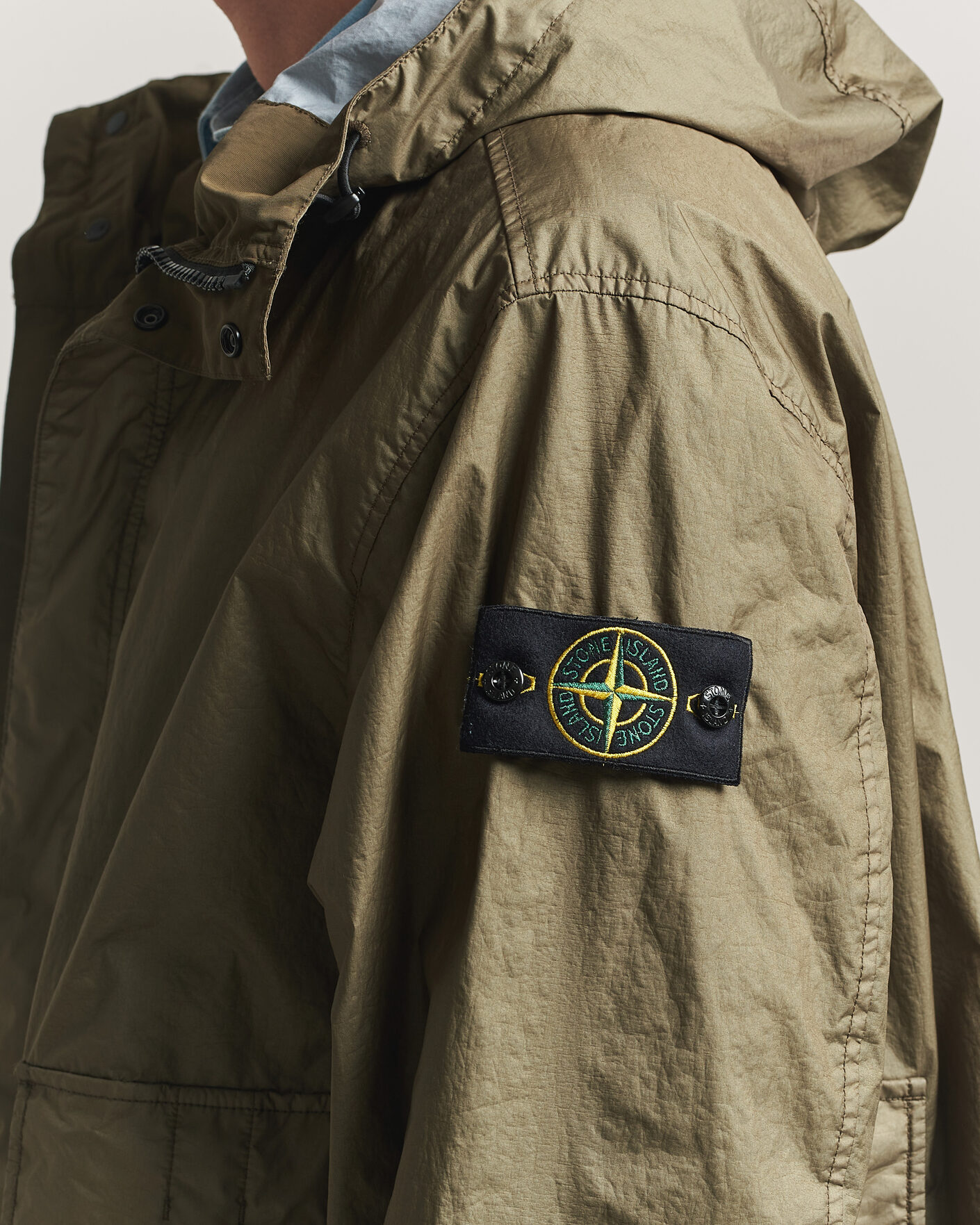 Herr | Jackor | Stone Island | Membrana 3L Hooded Parka Military Green