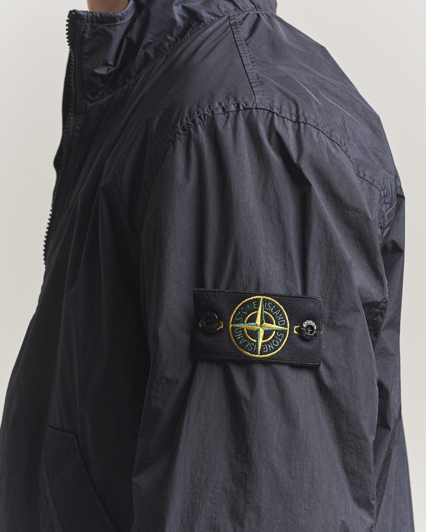 Herr | Jackor | Stone Island | Crinkle Reps Short Jacket Navy