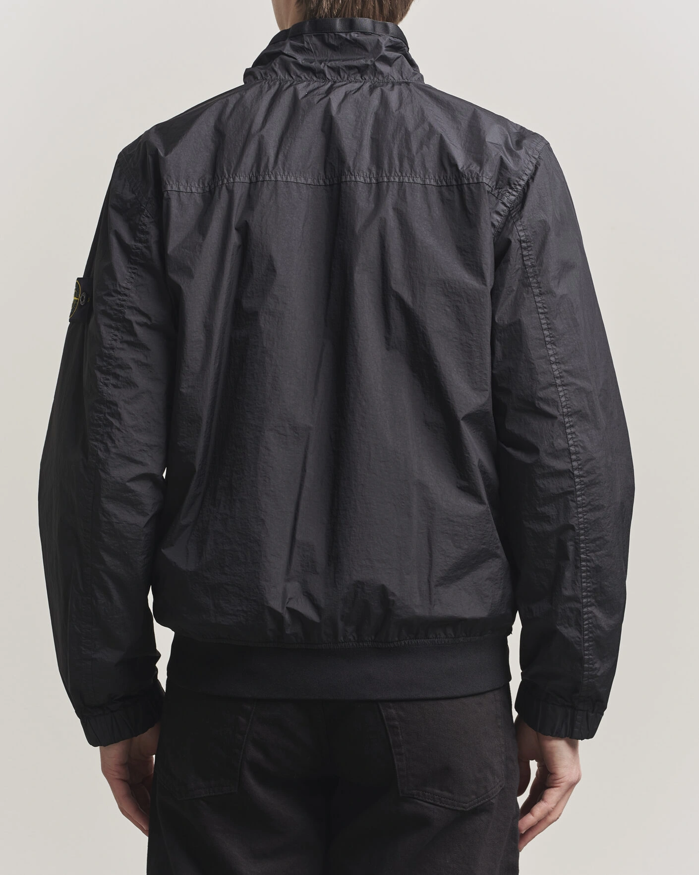 Herr | Jackor | Stone Island | Crinkle Reps Short Jacket Black