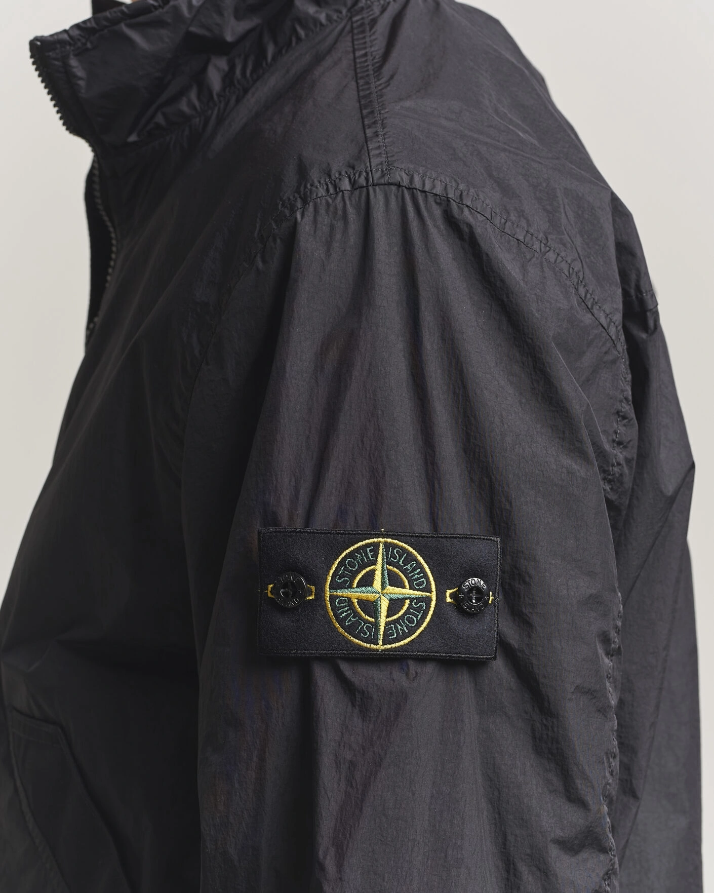 Herr | Jackor | Stone Island | Crinkle Reps Short Jacket Black