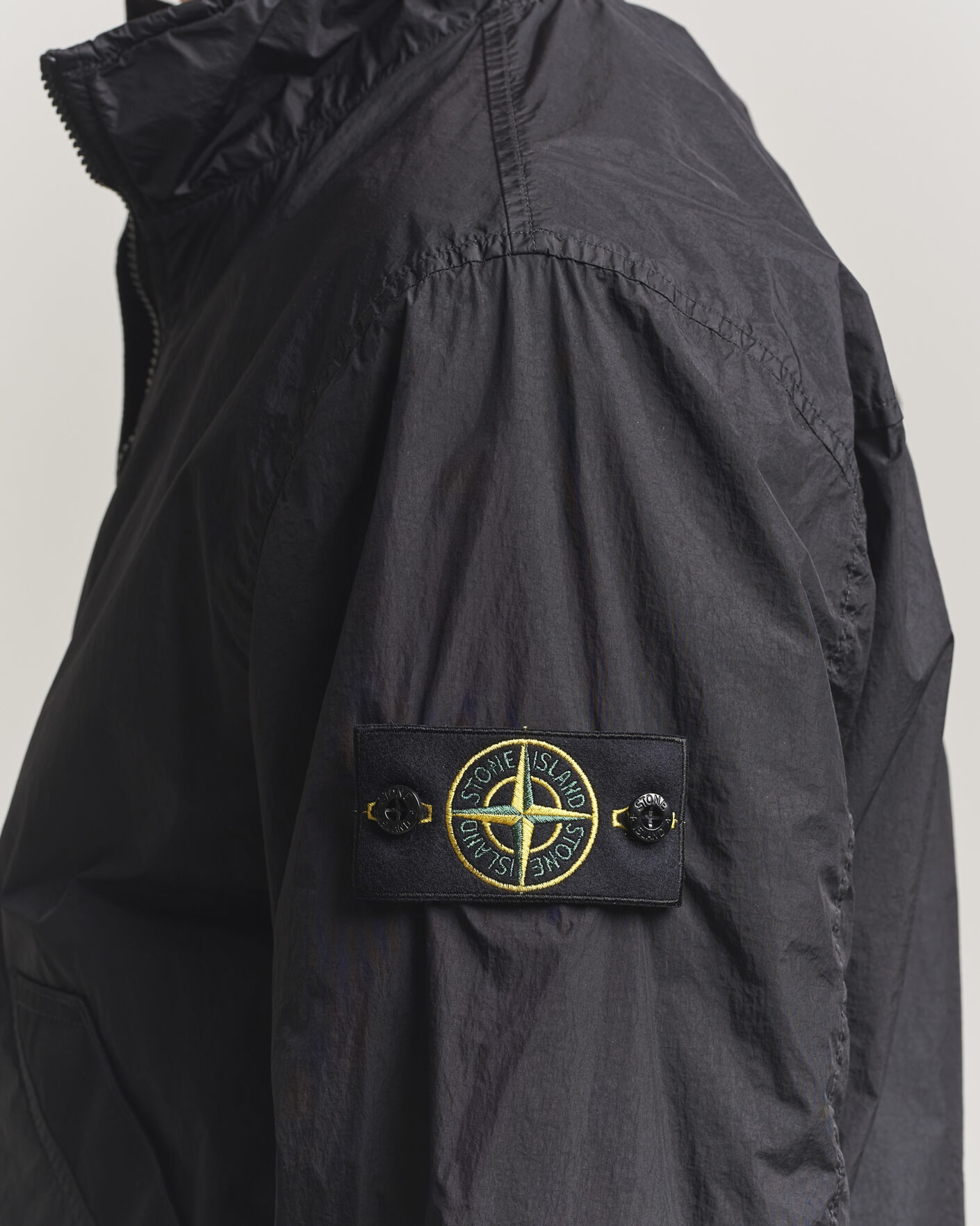 Herr | Jackor | Stone Island | Crinkle Reps Short Jacket Black