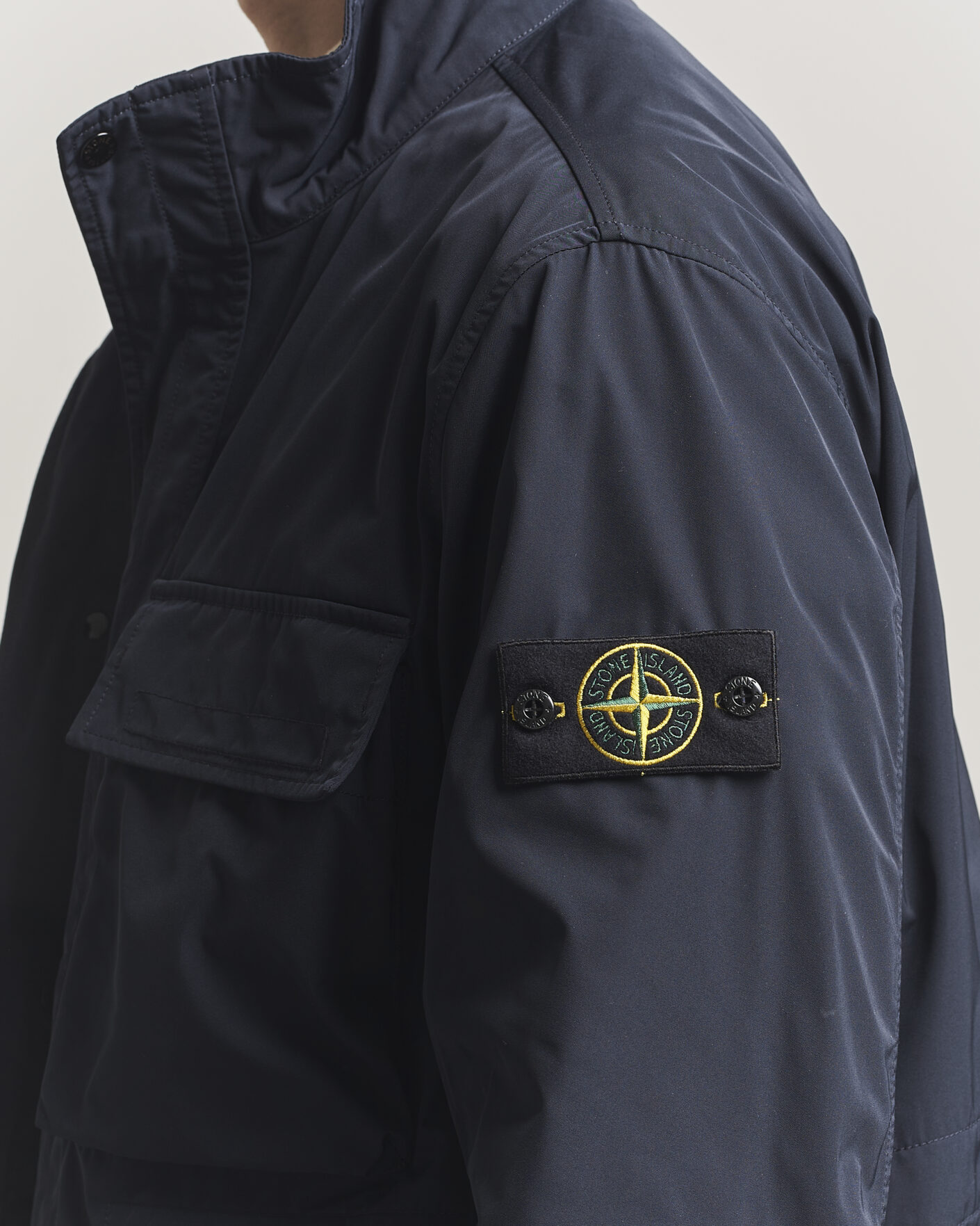 Herr | Jackor | Stone Island | Micro Twill Field Jacket Navy