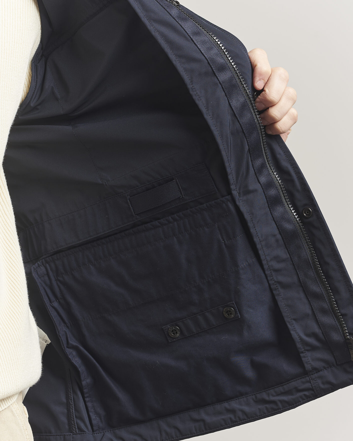 Herr | Jackor | Stone Island | Micro Twill Field Jacket Navy