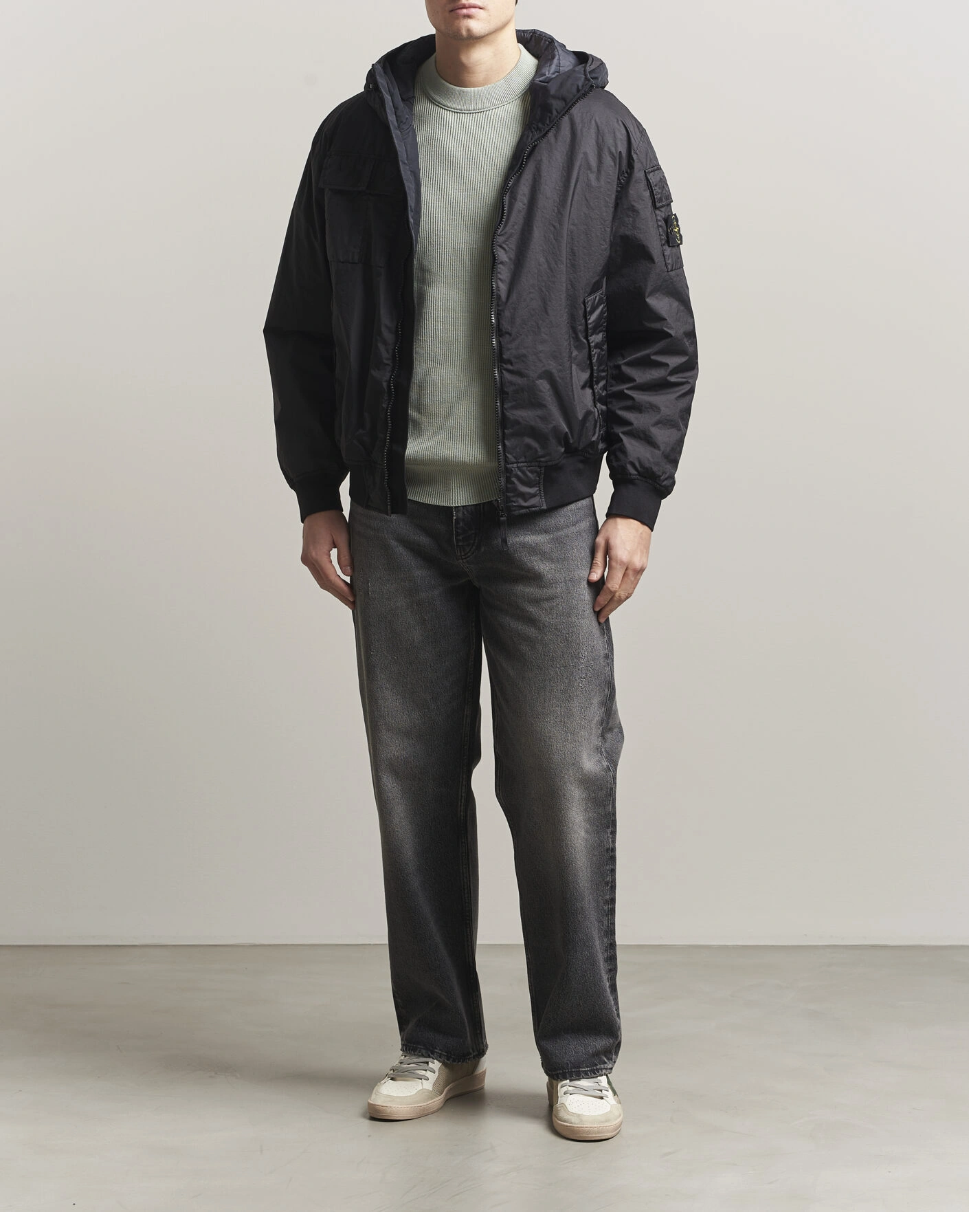 Herr | Jackor | Stone Island | Membrana 3L Hood Jacket Black