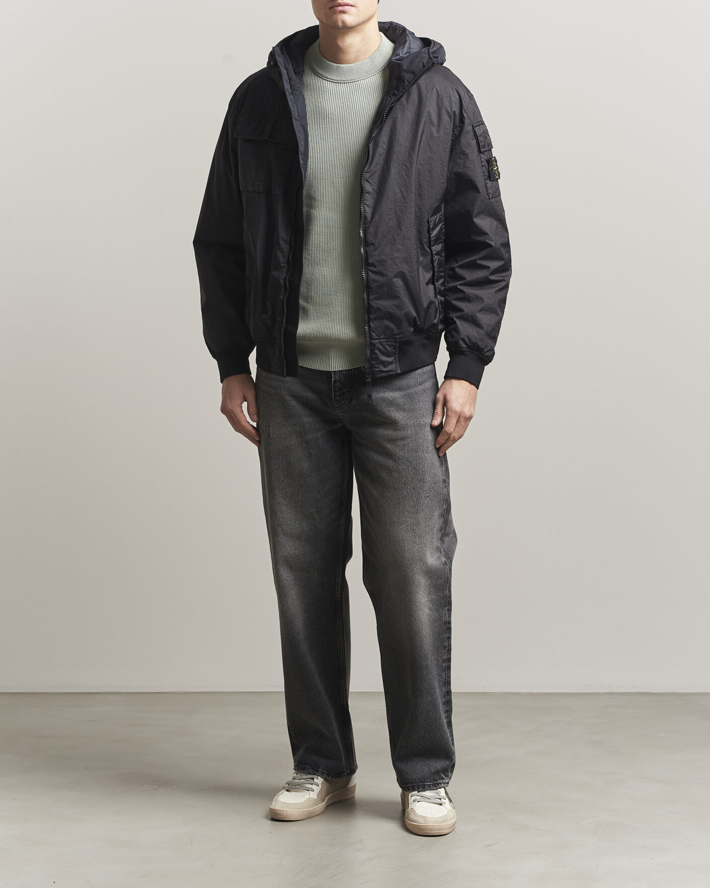 Herr | Jackor | Stone Island | Membrana 3L Hood Jacket Black