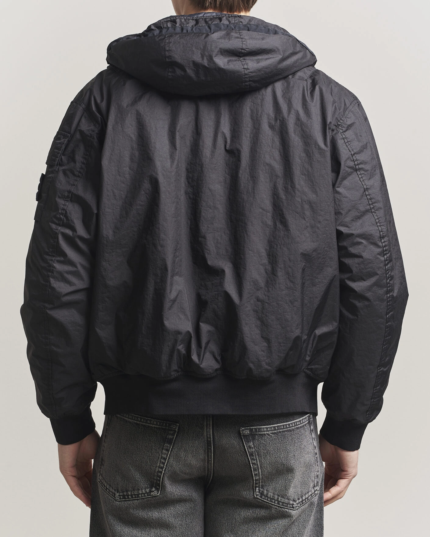Herr | Jackor | Stone Island | Membrana 3L Hood Jacket Black