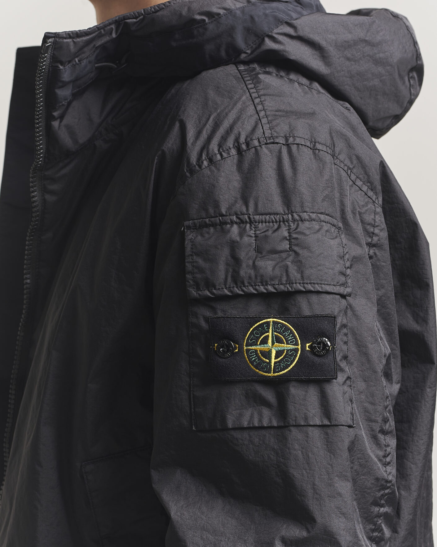 Herr | Jackor | Stone Island | Membrana 3L Hood Jacket Black